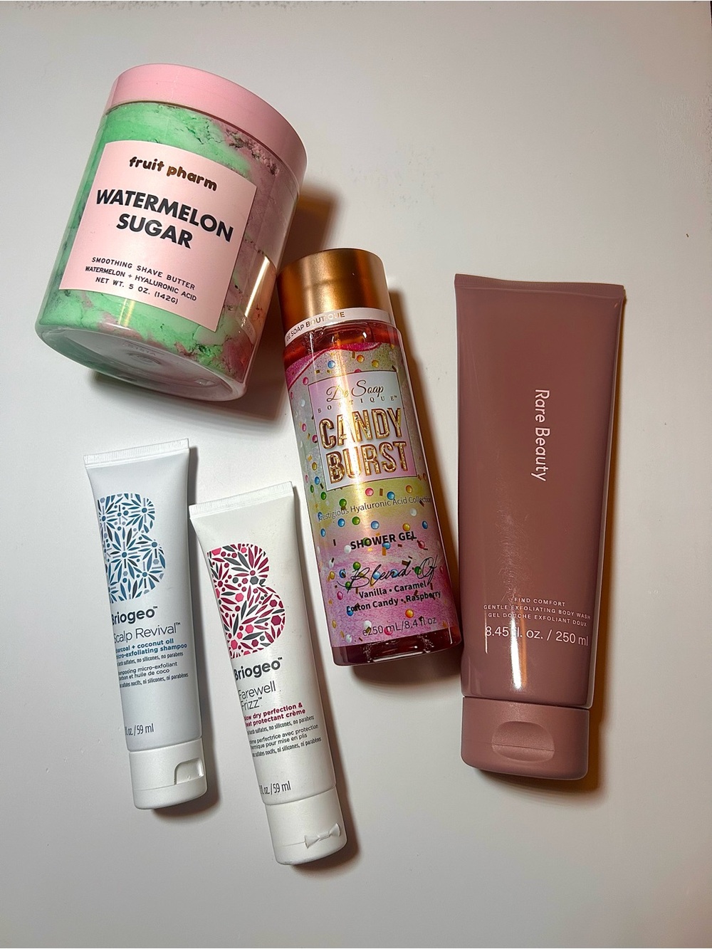 Brand New Luxury Beauty & Self-Care Bundle - Rare Beauty, Briogeo & More!